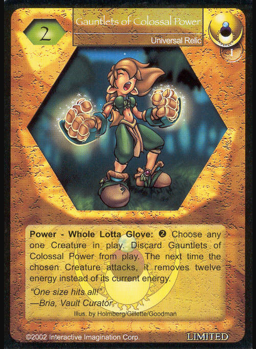 Gauntlets of Colossal Power - Foil